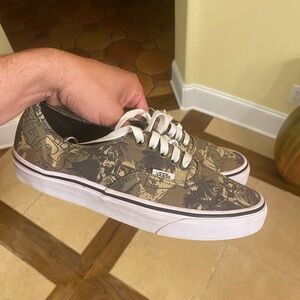 Vans Star Wars x Authentic Boba Fett Camo Vintage Mens Size 7.5 Used